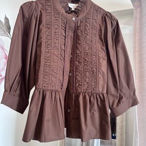 Entro Brown Women's Top
